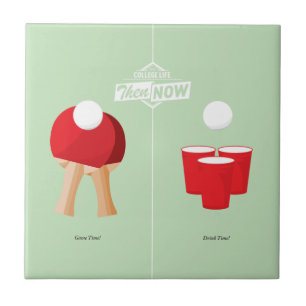 Därefter och nu: Ping Pong Kakelplatta