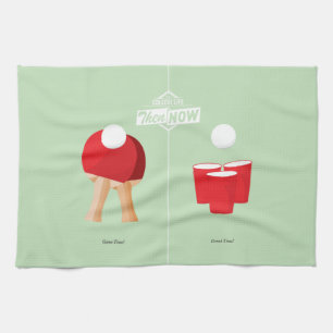 Därefter och nu: Ping Pong Kökshandduk