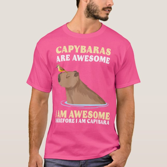 Därför är jag Capybara T Shirt (Framsida)