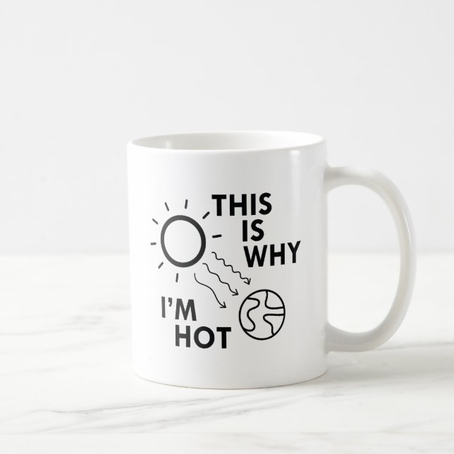 Därför är jag Hett Kaffemugg (Höger)