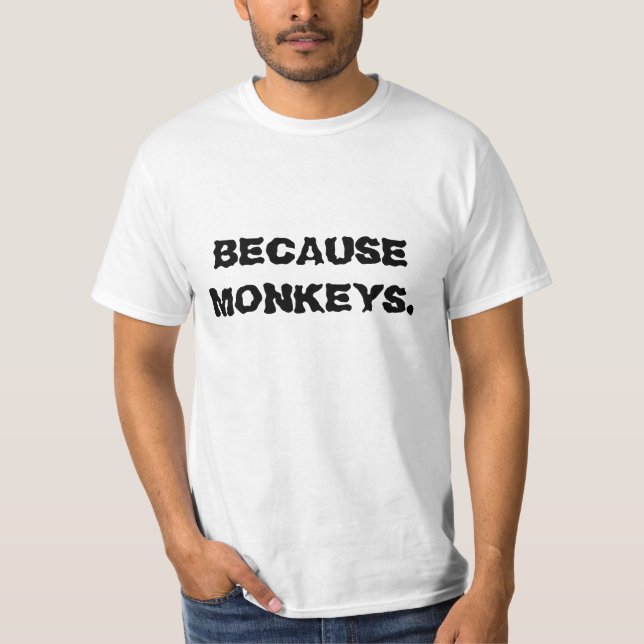 Därför att apor tröja (Framsida)