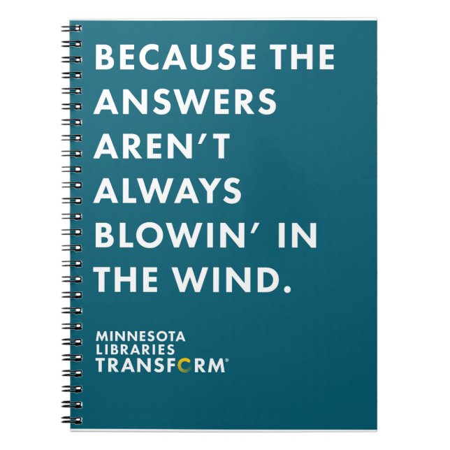 Därför att Blowin anteckningsbok (Framsidan)