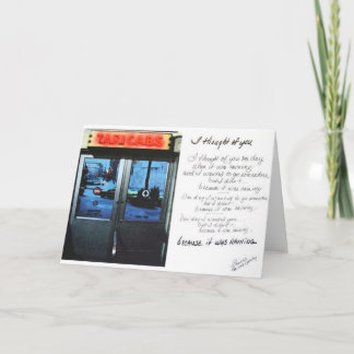 Därför att det regnade kort