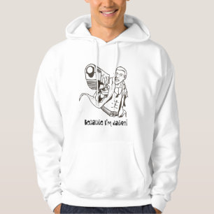 Därför att I-förmiddag Jason! Sweatshirt Med Luva