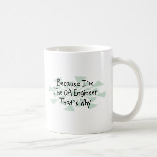 Därför att I-förmiddag QA-ingenjören Kaffemugg