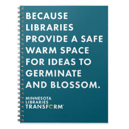 Därför att idéer röra sig i spiral anteckningsbok