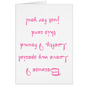 Därför att jag älskar - rosor hälsningskort