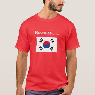 Därför att Korea. Tröja