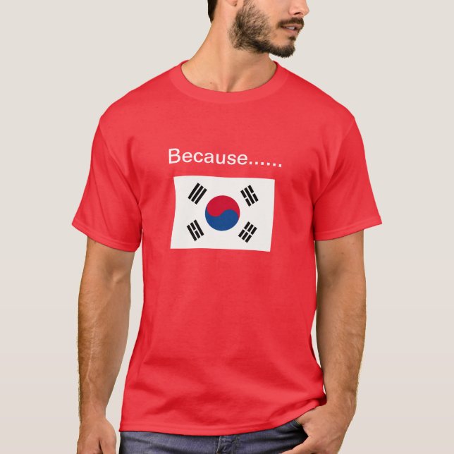 Därför att Korea. Tröja (Framsida)