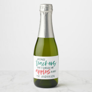 Därför att lärare inte kan överleva på äpple