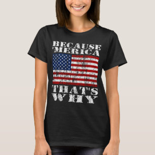 Därför att 'MERICA som är därför den bekymrad Tröja