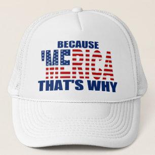 DÄRFÖR ATT 'MERICA SOM ÄR DÄRFÖR truckerkepse Truckerkeps