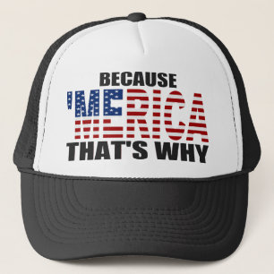 DÄRFÖR ATT 'MERICA SOM ÄR DÄRFÖR truckerkepsen Truckerkeps
