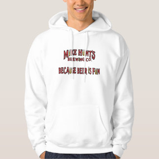 Därför att öl är den roliga hoodien sweatshirt