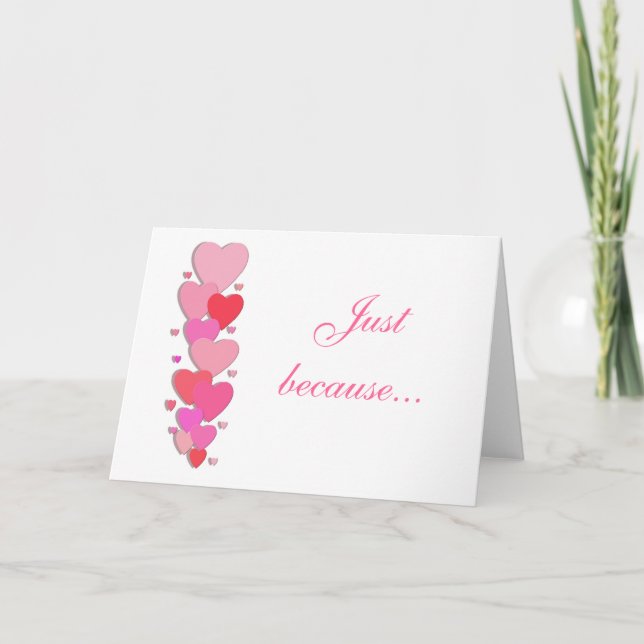 Därför att precis… kort (Framsida)