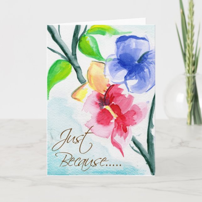 Därför att precis ...... kort (Framsida)