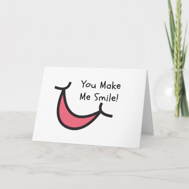 Därför att precis kort - du gör mig att le (Framsida)