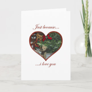 Därför att precis - samla träd helgkort