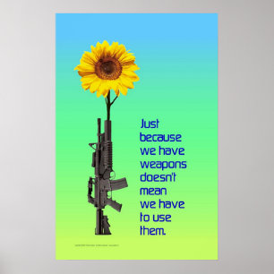 Därför att precis vi har vapen… poster