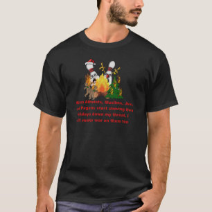 Därför det finns krig på jul t shirt