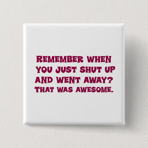 Därför du inte går precis bort knapp