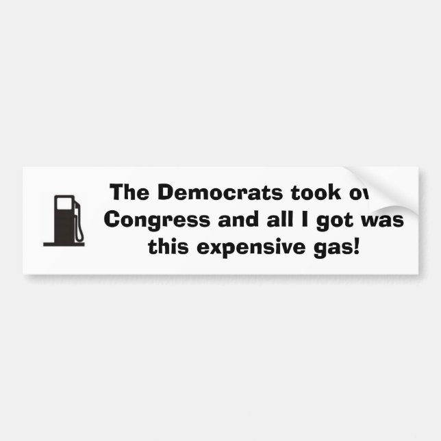 Därför gasa, är så dyr bildekal (Framsidan)