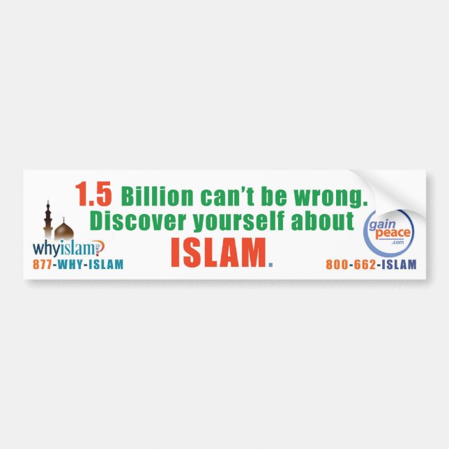 därför-islam-rikligt bildekal (Framsidan)