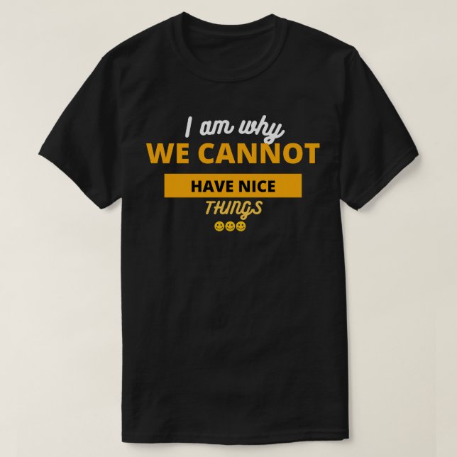 Därför kan vi inte ha Nicefördraget Sak T Shirt (Design framsida)