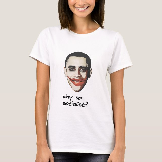 Därför så socialistisk bildekalsvart tee shirt (Framsida)