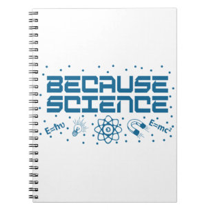 Därför Science Funny Anteckningsbok