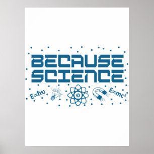 Därför Science Funny Poster