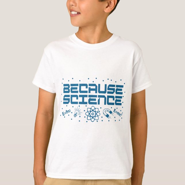 Därför Science Funny T Shirt (Framsida)
