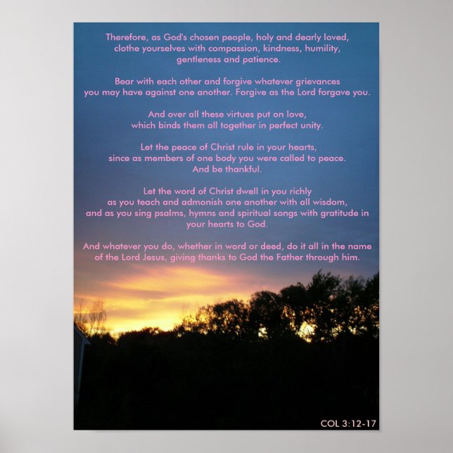 Därför, som Gud valt Poster (Framsidan)