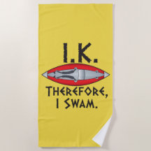 Därför Swam Funny Kayaker