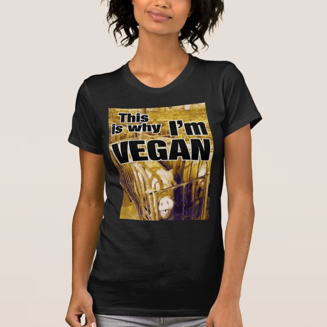 Därför Vegan (kvinnor) Tröja (Framsida)