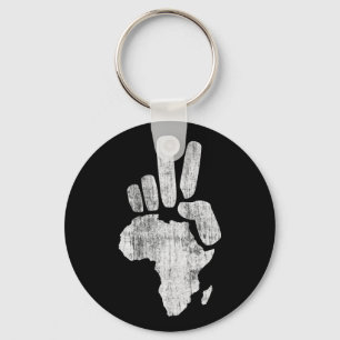 Darfur afrika peace hand nyckelring