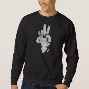 darfur afrikafred räcker lång ärmad tröja