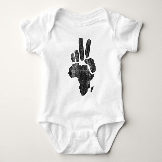 darfur afrikafred räcker tee shirt (Framsida)