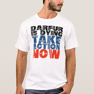 Darfur är döende, vidta åtgärder nu t-shirt