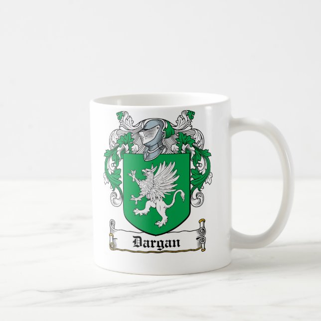 Dargan familjvapensköld kaffemugg (Höger)