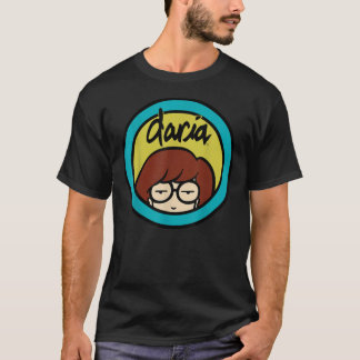 Daria Classic Gult Blue Logotyp Graphic Essential T Shirt