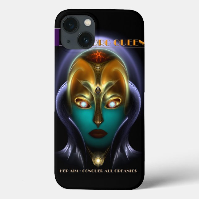 Daria Cyborg Drottning iPad-fodral (Baksida)