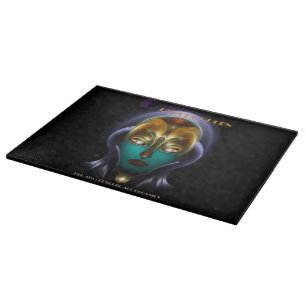 Daria Cyborg Queen Glass Cshing Board 15x11