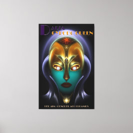 Daria Cyborg Queen Kanvastryck