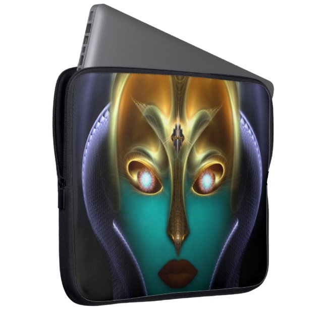 Daria Cyborg Queen Laptop sleeve (Framsidan Höger)