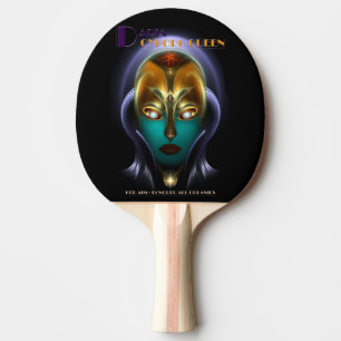 Daria Cyborg Queen Ping Pong Paddle Pingisracket