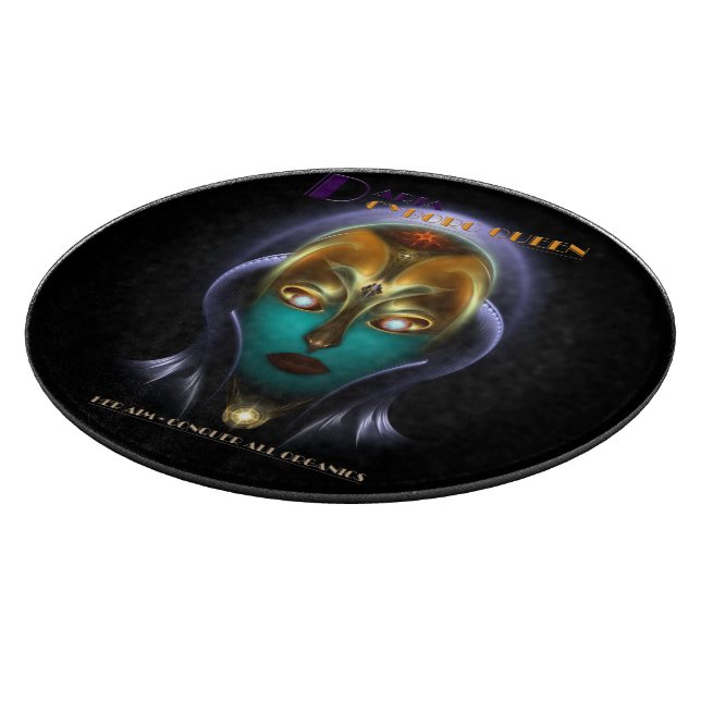 Daria Cyborg Queen Round Glass CEG Board (Hörn)