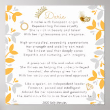 ’Daria’ Namn Dikt