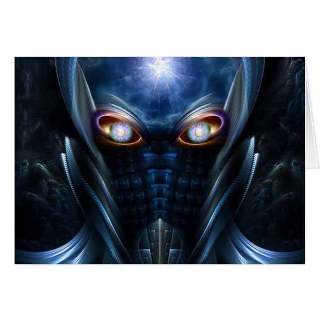 Darian Warrior Hälsningskort (Framsidan Horizontal)