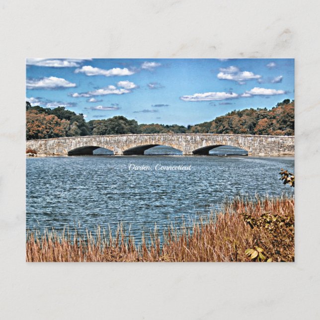 Darien, Connecticut Vykort (Framsida)